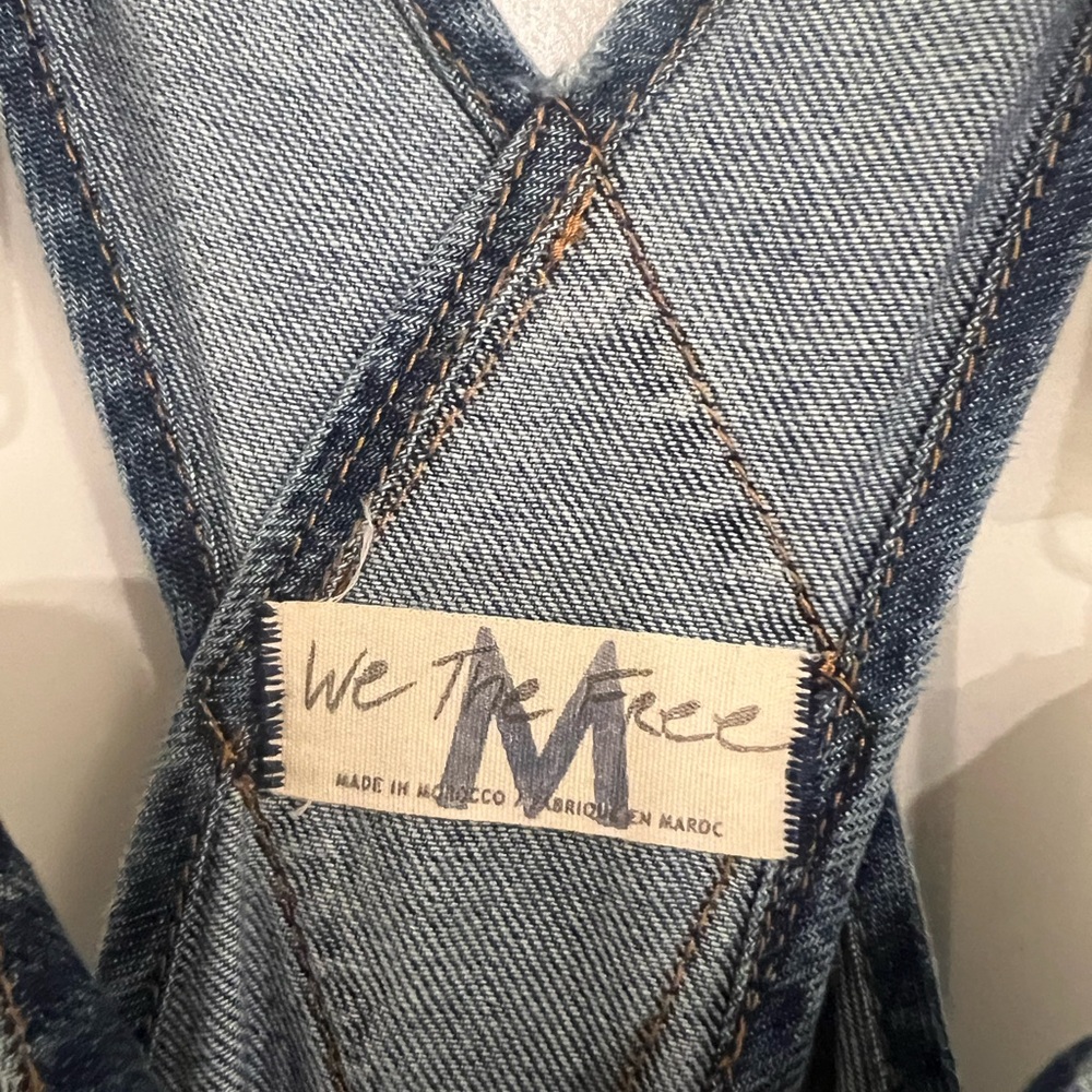 We The Free Blue Denim Overalls - Picture 3 of 6
